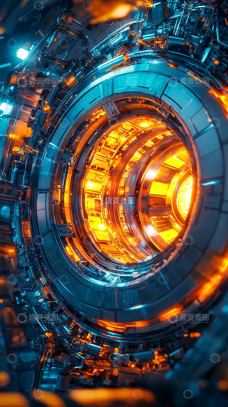 高清大图下载【趣麦麦图】科技感隧道18