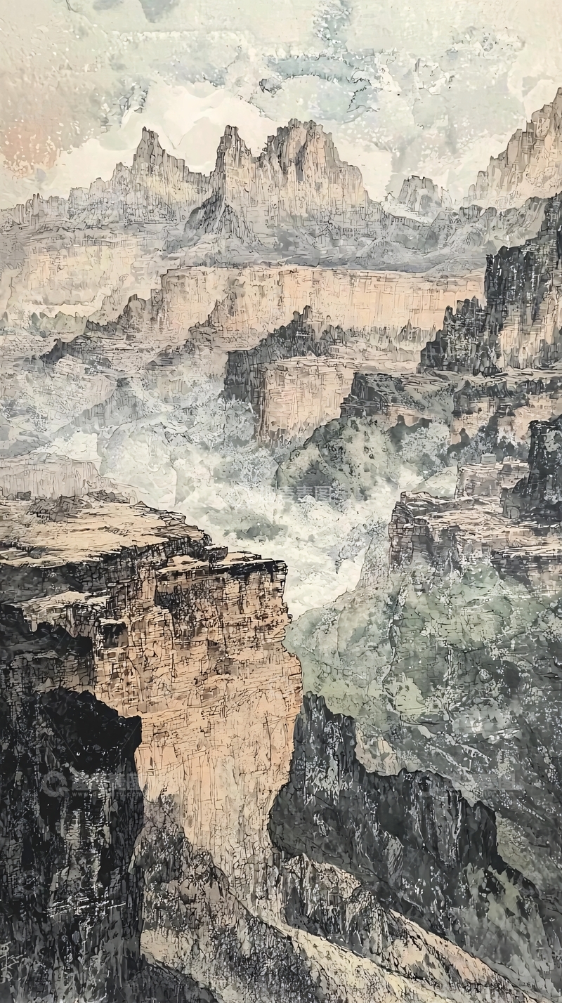 高清大图下载【趣麦麦图】水墨画