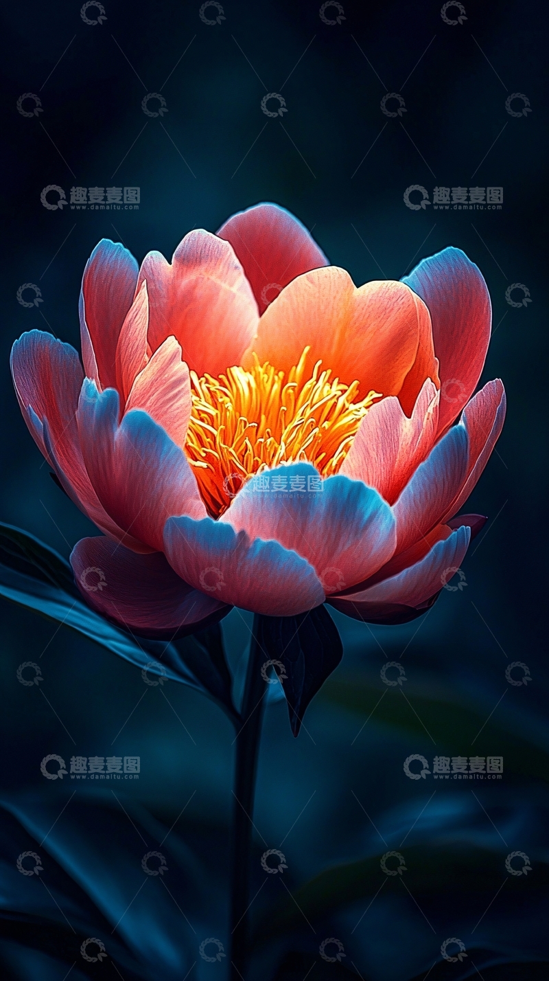 高清大图下载【趣麦麦图】盛开的粉色花朵特写