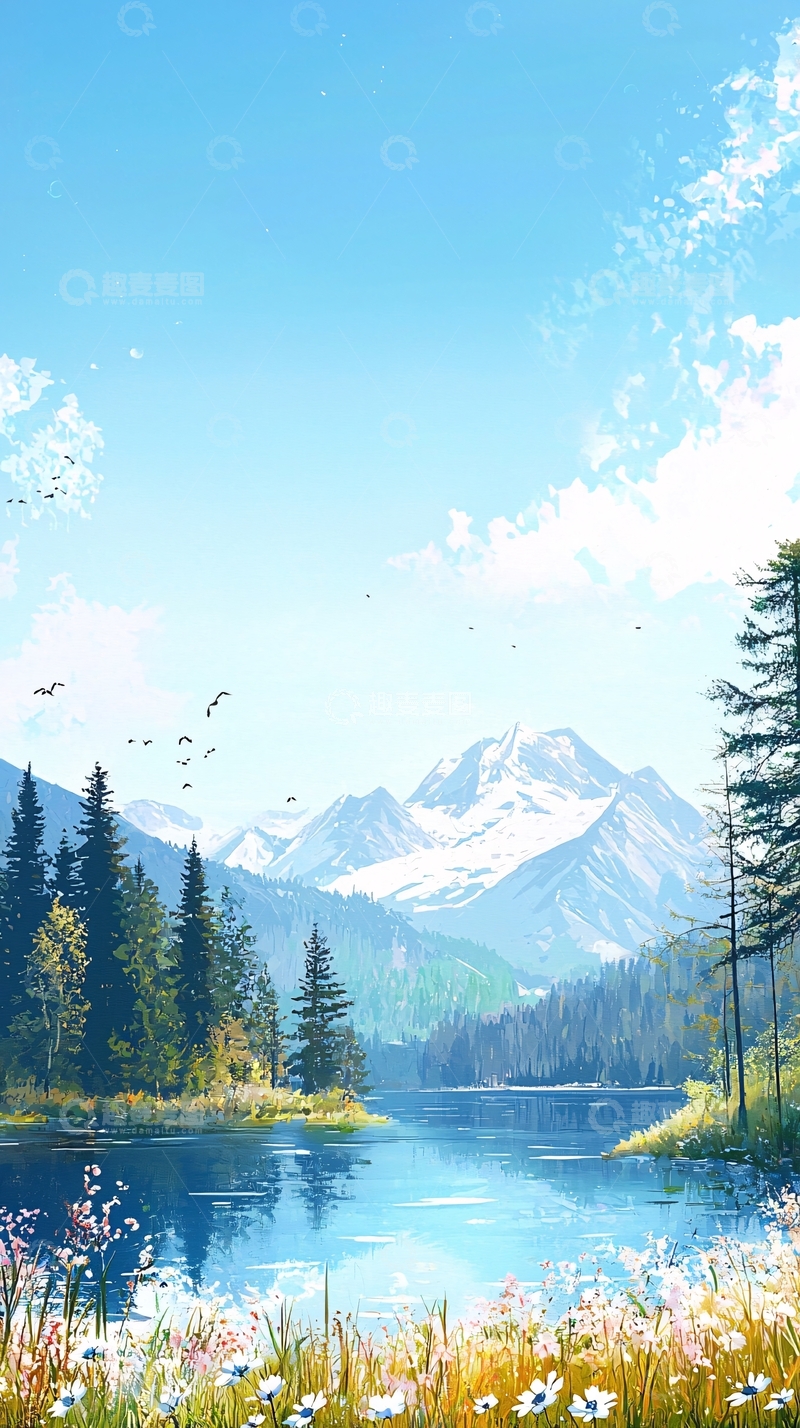 高清大图下载【趣麦麦图】风景画