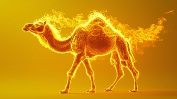 燃烧的骆驼