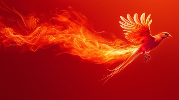 火焰中飞舞的凤凰
