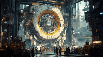 巨型环形机器装置