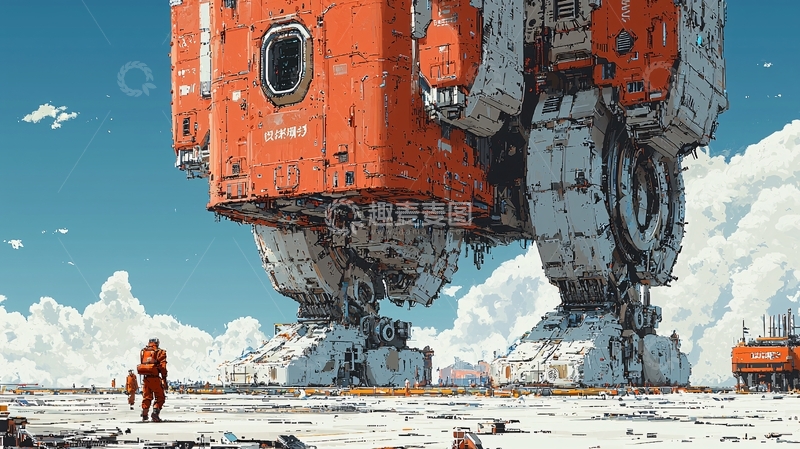 高清大图下载【趣麦麦图】巨型机械