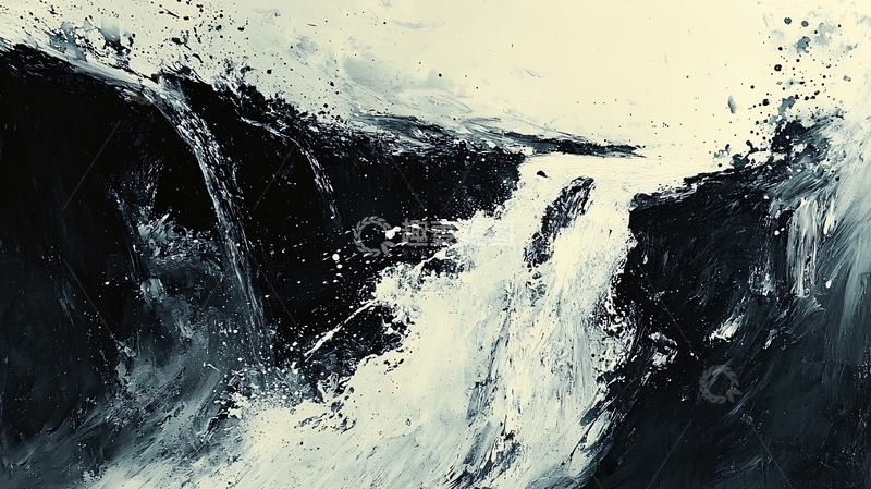 高清大图下载【趣麦麦图】汹涌澎湃的海浪