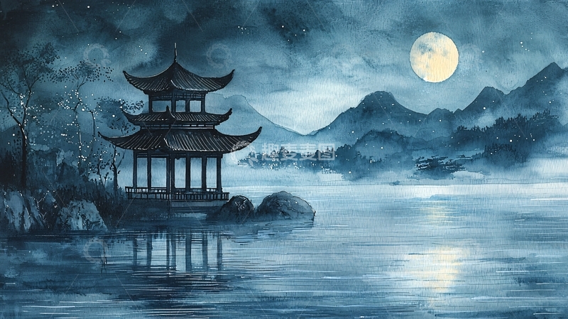 高清大图下载【趣麦麦图】水墨画