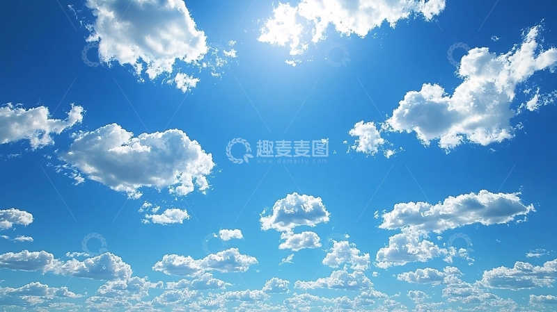 高清大图下载【趣麦麦图】蓝天白云