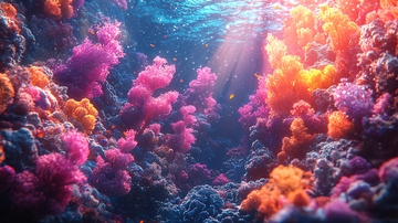 五彩缤纷的海底世界