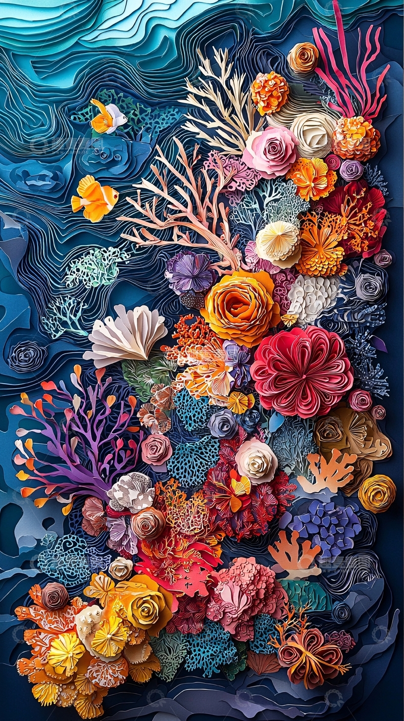 高清大图下载【趣麦麦图】海洋主题艺术画