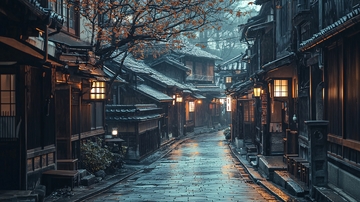 古色古香的日式街道