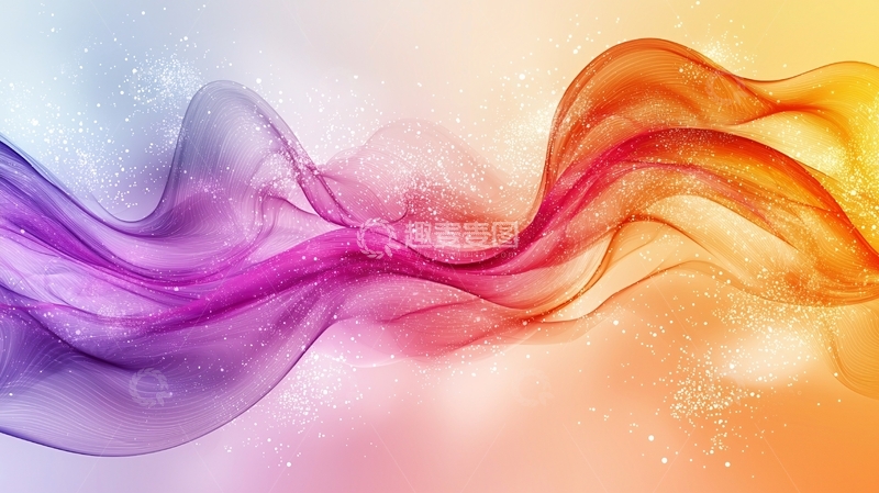 高清大图下载【趣麦麦图】渐变色彩流动的背景
