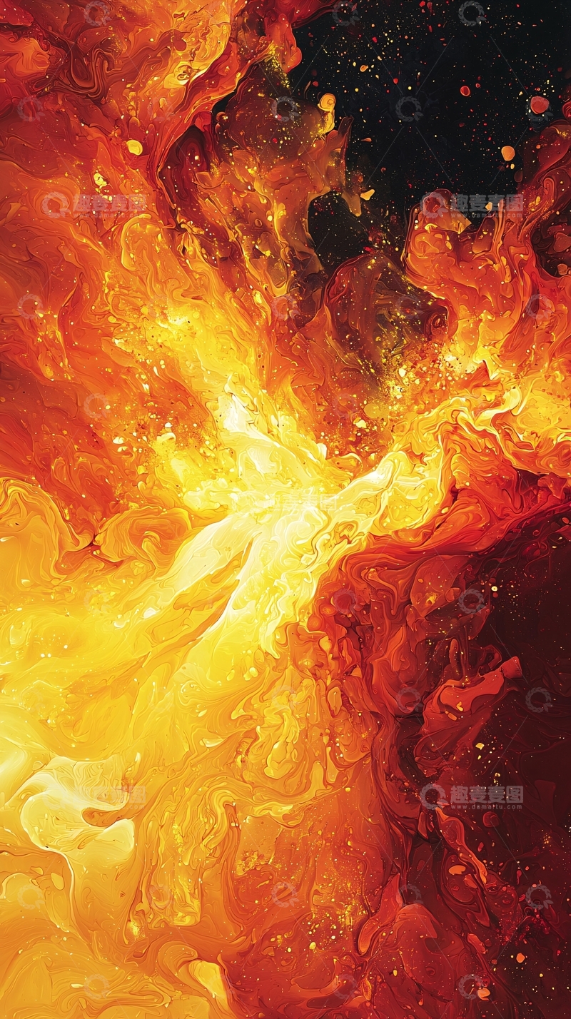 高清大图下载【趣麦麦图】火焰
