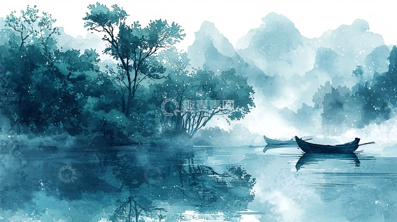 高清大图下载【趣麦麦图】水墨画