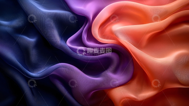 高清大图下载【趣麦麦图】绸缎质感