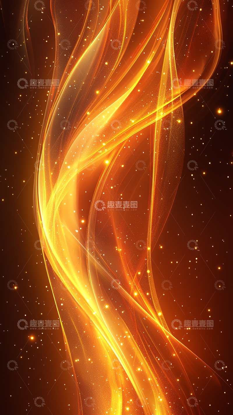 高清大图下载【趣麦麦图】抽象火焰