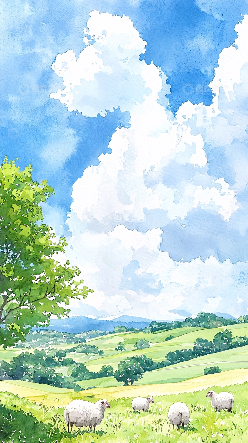 高清大图下载【趣麦麦图】清新田园风光