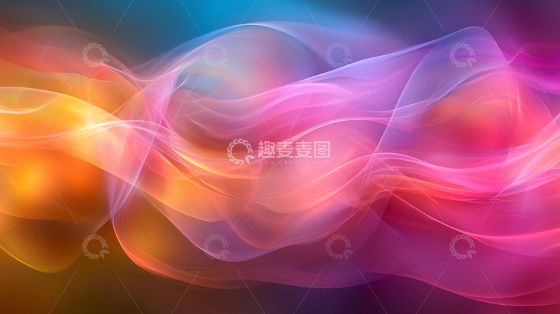 高清大图下载【趣麦麦图】抽象彩色渐变背景