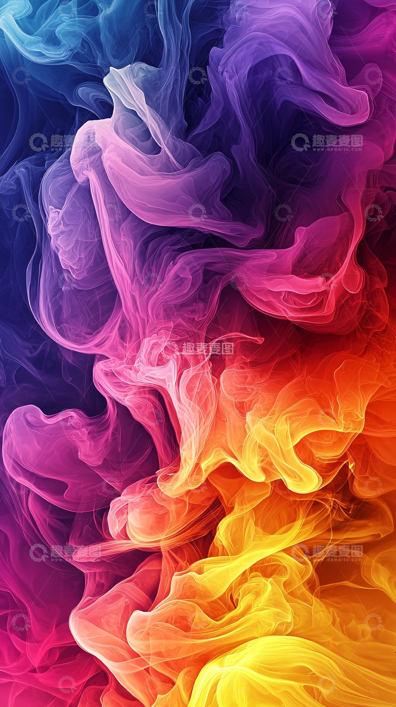 高清大图下载【趣麦麦图】彩色烟雾
