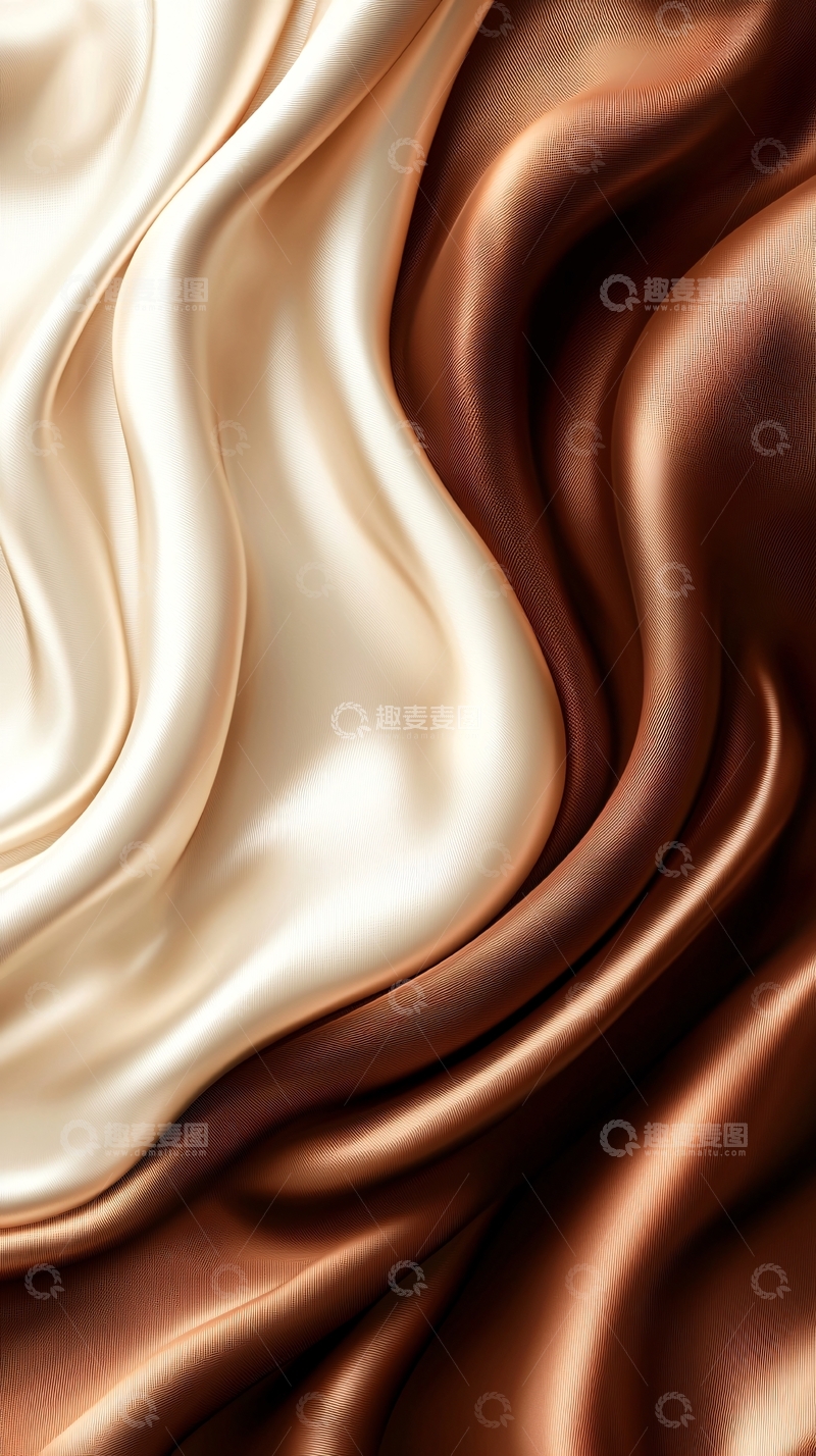 高清大图下载【趣麦麦图】双色丝绸交织