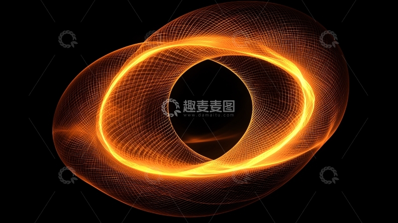 高清大图下载【趣麦麦图】金色光环