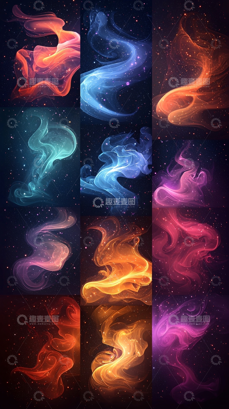 高清大图下载【趣麦麦图】梦幻烟雾