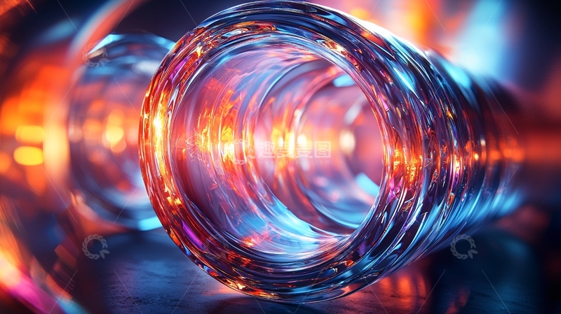 高清大图下载【趣麦麦图】光影玻璃瓶