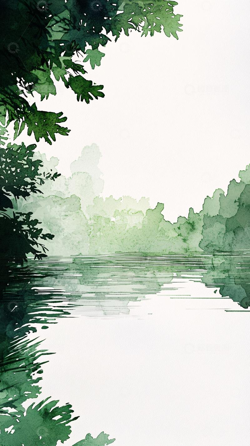 高清大图下载【趣麦麦图】水彩画