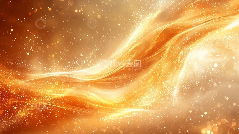 高清大图下载【趣麦麦图】金色能量流