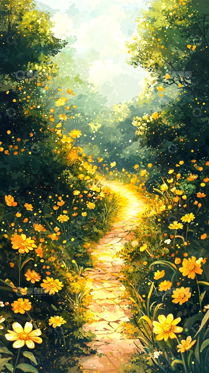 高清大图下载【趣麦麦图】梦幻森林小路29