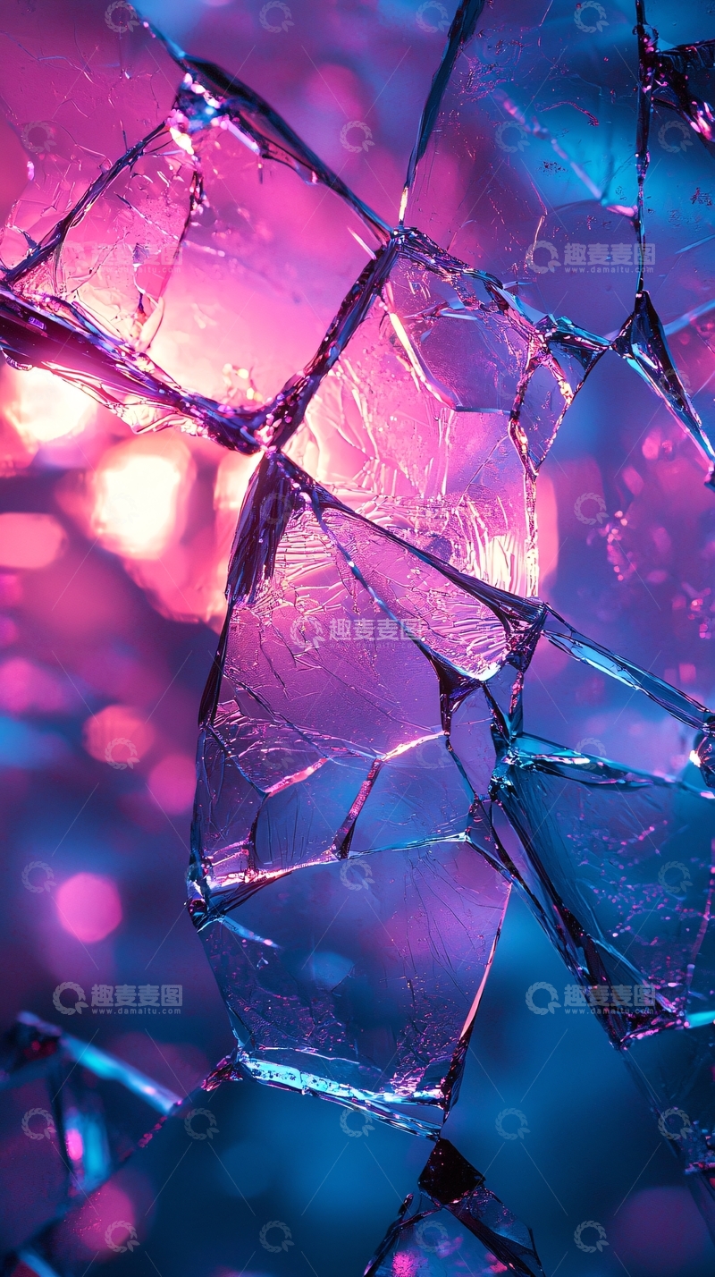 高清大图下载【趣麦麦图】破碎的玻璃