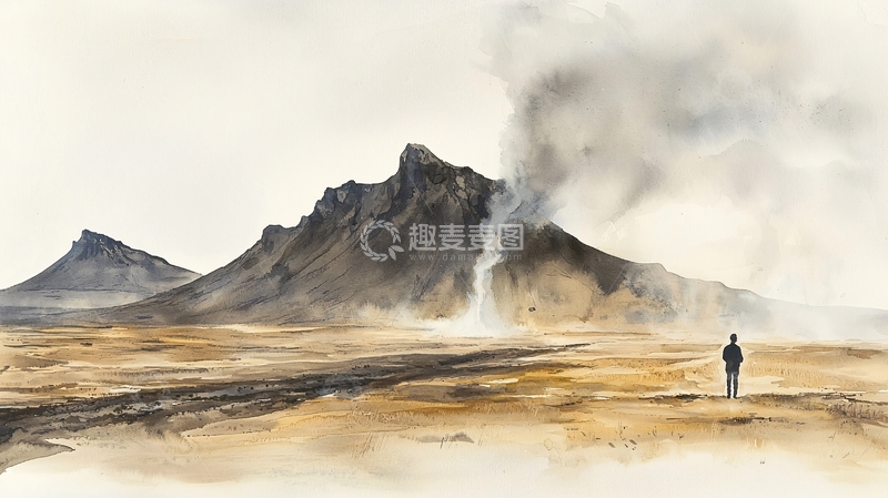 高清大图下载【趣麦麦图】水彩画