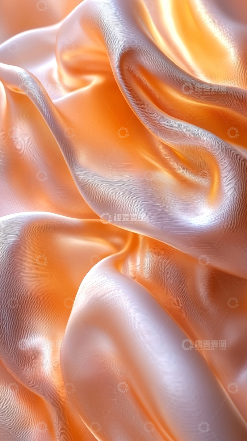 高清大图下载【趣麦麦图】柔滑的金色丝绸质感