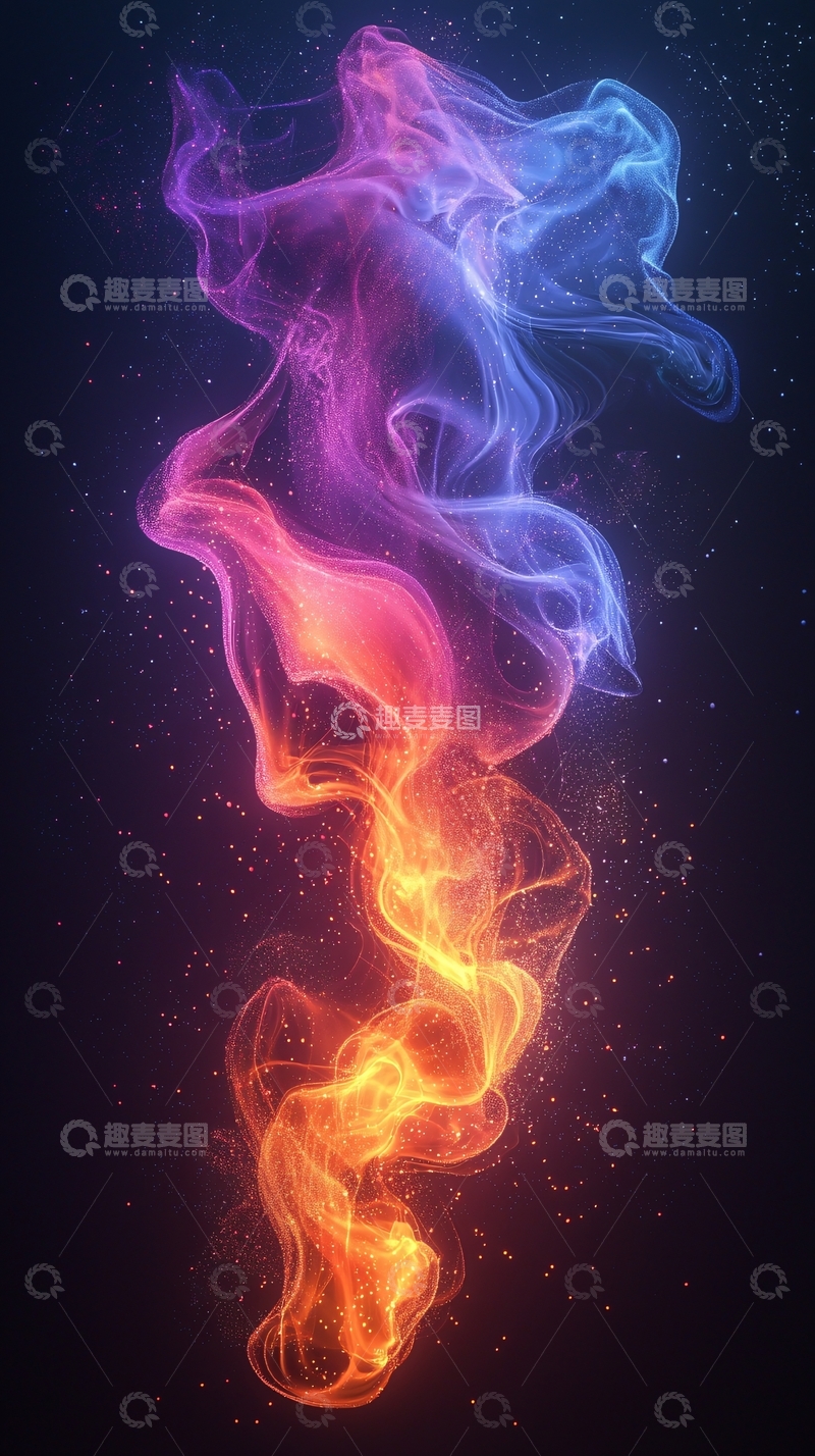 高清大图下载【趣麦麦图】彩色烟雾