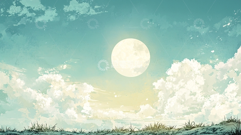 高清大图下载【趣麦麦图】梦幻唯美月夜风景