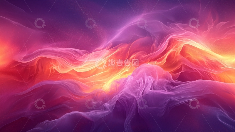 高清大图下载【趣麦麦图】梦幻般的光影流体