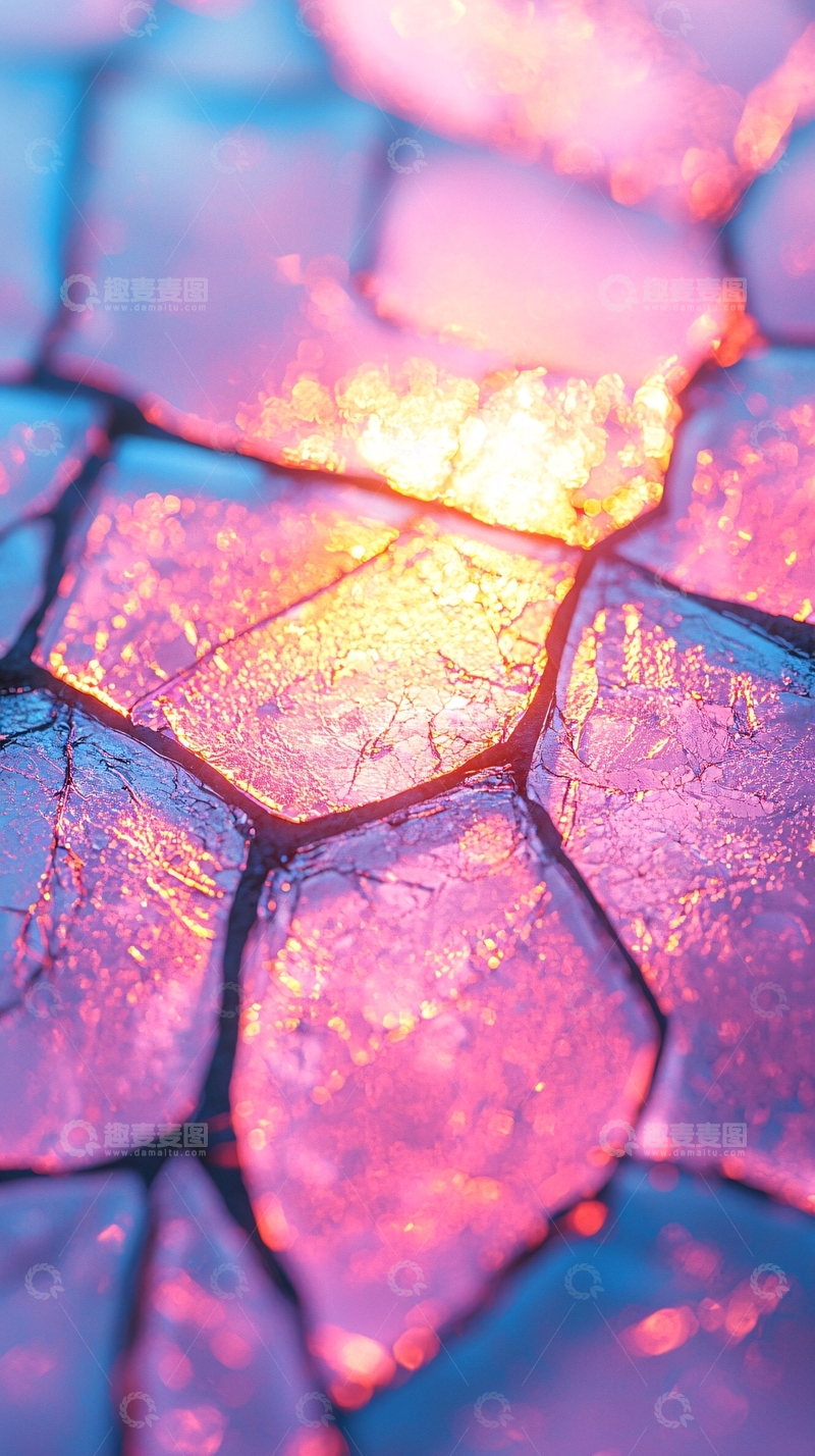 高清大图下载【趣麦麦图】发光粉色纹理背景