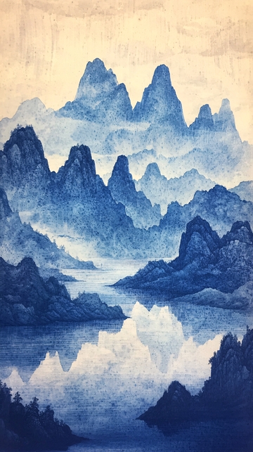 水墨山水画340