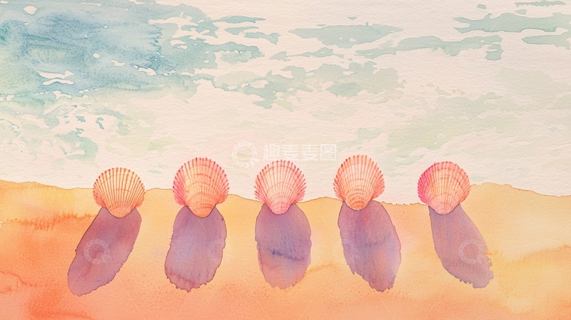 高清大图下载【趣麦麦图】水彩画