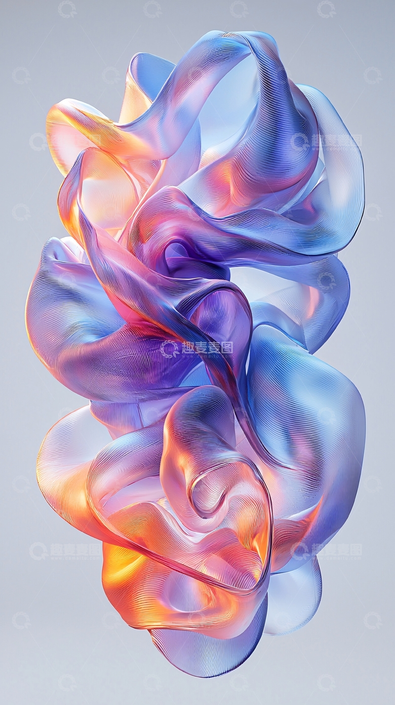 高清大图下载【趣麦麦图】抽象流体艺术品