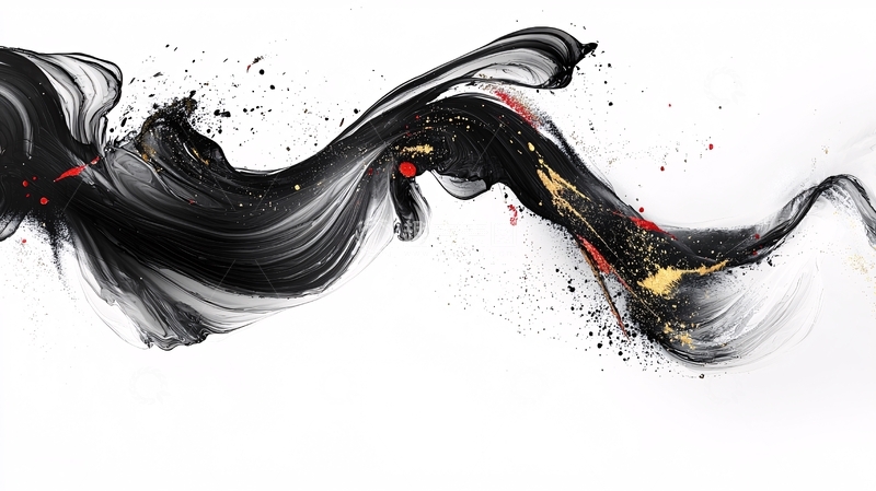 高清大图下载【趣麦麦图】抽象水墨画