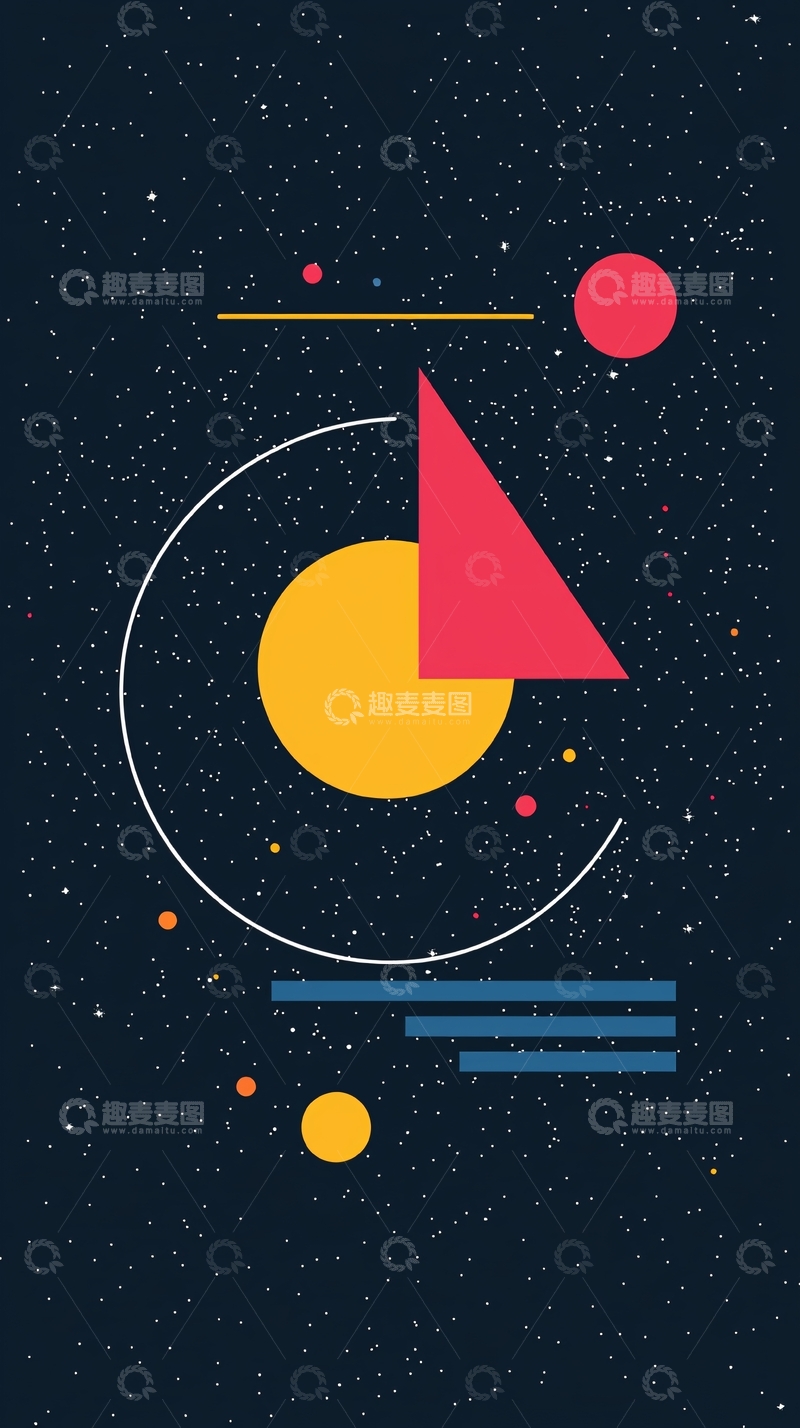 高清大图下载【趣麦麦图】抽象几何图形