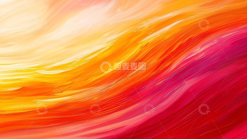 高清大图下载【趣麦麦图】抽象油画