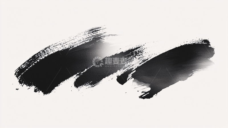 高清大图下载【趣麦麦图】水墨画笔触