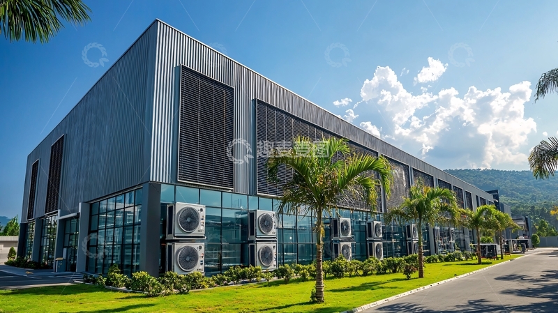 高清大图下载【趣麦麦图】现代工业建筑外观