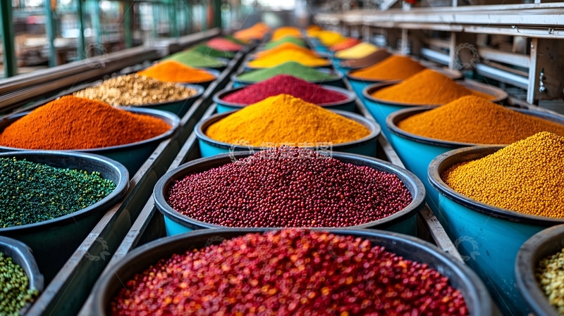 高清大图下载【趣麦麦图】香料市场