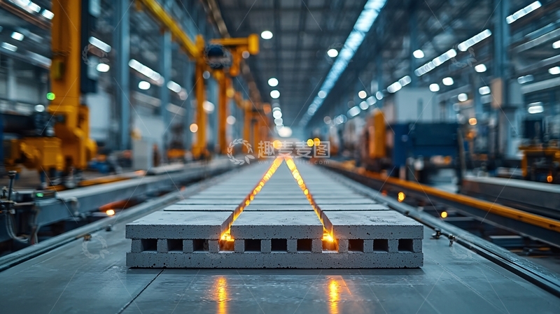 高清大图下载【趣麦麦图】工业生产线上的物料