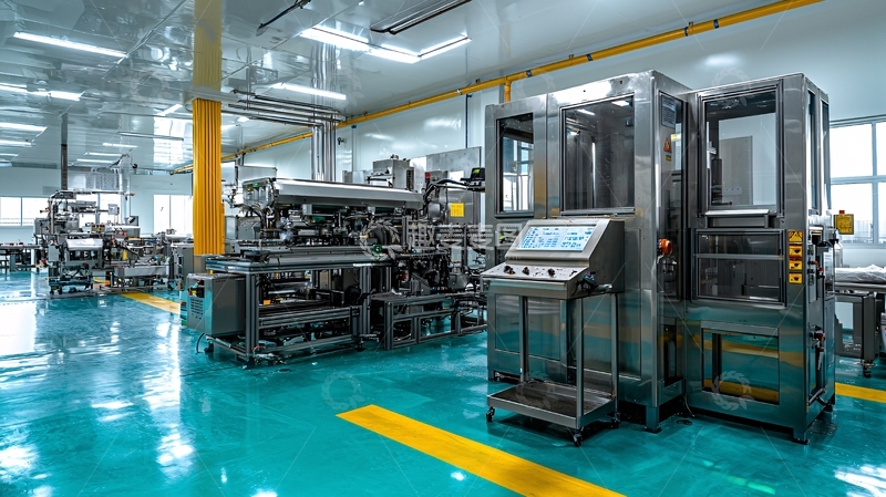 高清大图下载【趣麦麦图】工厂生产线