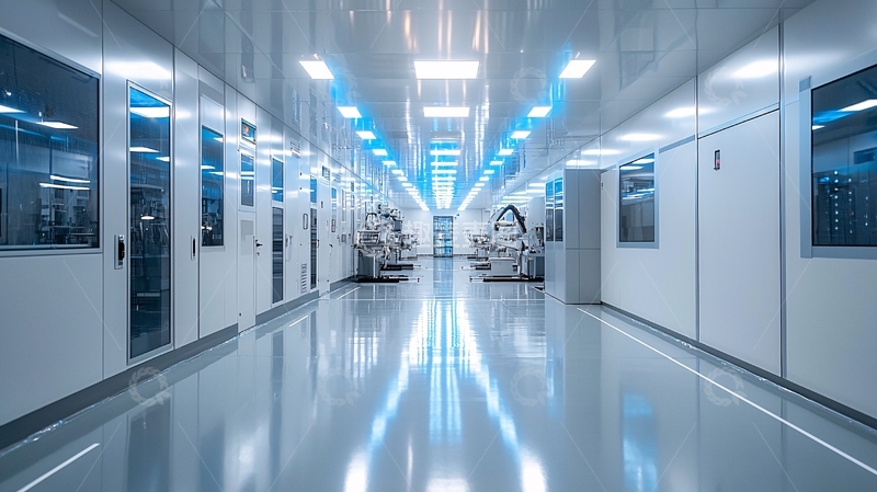 高清大图下载【趣麦麦图】洁净室走廊