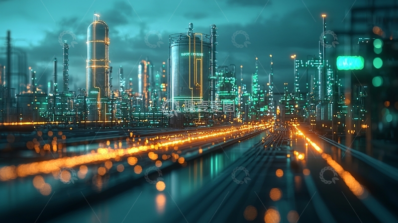 高清大图下载【趣麦麦图】未来城市夜景41