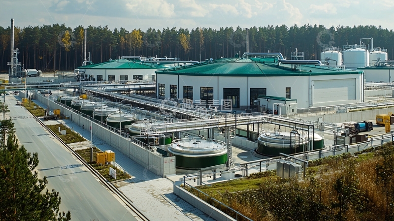 高清大图下载【趣麦麦图】工业园区全景